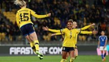 Suécia goleia a Itália e se garante nas oitavas da Copa Feminina