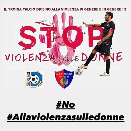 Em novembro de 2021, Giovanni defendia o ASD Troina quando protagonizou uma campanha sobre a violência contra as mulheres. A publicação nas redes sociais afirmava 