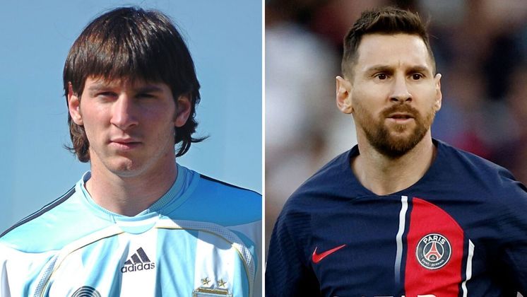 Lionel Messi chegou à seleção da Argentina em 2005 como um grande destaque por suas habilidades em campo, como a velocidade. Atualmente, além de impressionar com os dribles, o gênio da bola impressiona com a beleza