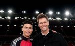 E o que dizer de Cristiano Ronaldo? O português pode às vezes ser o ego em pessoa, mas quem resistiria ao charme de Tom Brady?