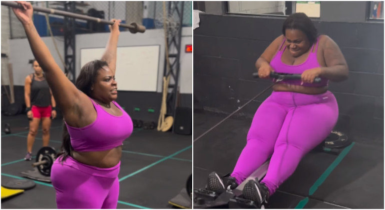 Após 9 dias, a cantora publicou um vídeo em que mostra partes de seu treino de crossfit. Na gravação, ela aparece com um look de academia — composto de top e calça — enquanto realiza exercícios de força para os braços e as pernas. Como trilha sonora da gravação, a artista escolheu um remix que inclui a icônica frase de Anitta: 