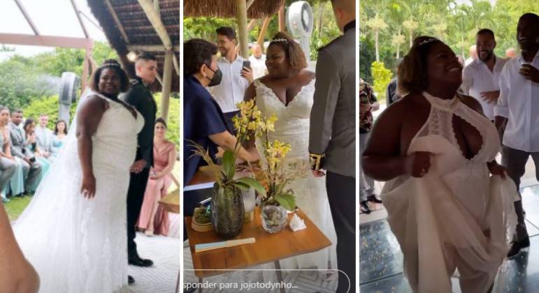 Jojo e Lucas se casaram cinco meses depois, em janeiro deste ano. Na ocasião, a cantora publicou diversos stories no Instagram com imagens e vídeos da cerimônia, que aconteceu no Rio de Janeiro, com a presença de amigos e familiares. 