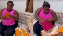 Jojo Todynho ganha bolsa de R$ 28 mil e comemora: 'Vai combinar com o meu chinelo!' 