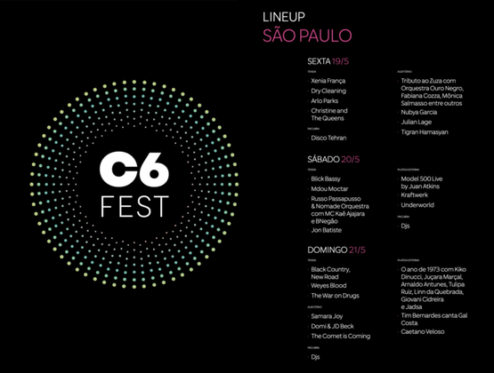 Jon Batiste será uma das atrações principais do C6 Fest, que acontecerá entre os dias 19 e 21 de maio no Parque Ibirapuera, em São Paulo.