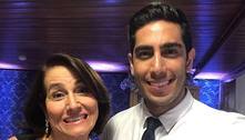 Jonathan Nemer se mostra apreensivo com a saúde da mãe