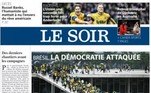 O jornal Le Soir, da Bélgica, trouxe escrito: 'Brasil. A democracia atacada'