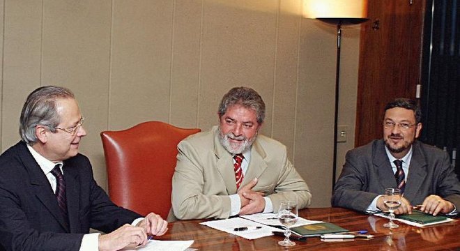 José Dirceu, Lula e Antonio Palocci: os bons companheiros quando estavam fora da cadeia   