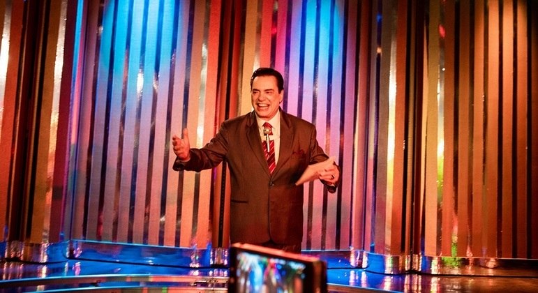 José Rubens Chachá em uma das cenas de "O Rei da TV"