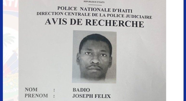 Joseph Feliz Badio teria dado a ordem para matar o presidente do Haiti, segundo a polícia
