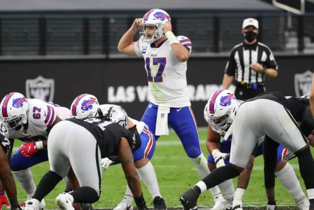 Josh Allen evoluiu bastante em 2020 e o ataque do Buffalo Bills se mostra imparável neste início de temporada.
