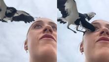 Jovem leva bicada de ave dentro do olho durante gravação de vídeo: 'Traumatizada'