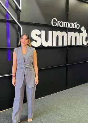Letícia Vaz foi convidada da Gramado Summit para falar sobre inovação e moda