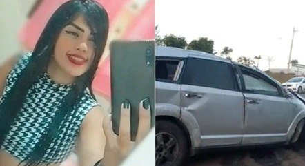 Carro ficou parcialmente destruído
