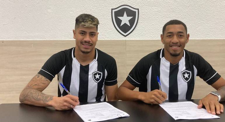 JP Bardales e Ryan assinaram contrato com o Botafogo