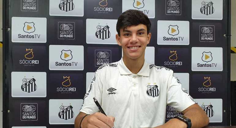 JP Chermont assina contrato com o Santos