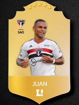 Juan - 6,0 - Entrou com vontade e tentando aproveitar a chance, mas não teve tanto tempo em campo.