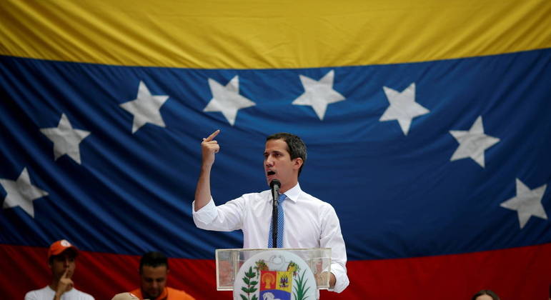 Juan Guaidó, autoproclamado presidente da Venezuela
