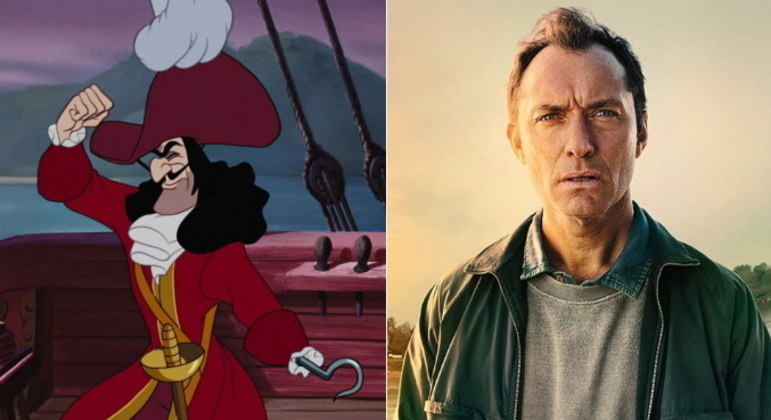 Jude Law será o Capitão Gancho, em Peter PanO astro de produções como Closer: Perto Demais, Capitã Marvel e Sherlock Holmes interpretará o vilão Capitão Gancho no live-action de Peter Pan
