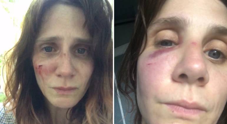 Judith Chemla disse ter sido agredida pelo pai de sua filha