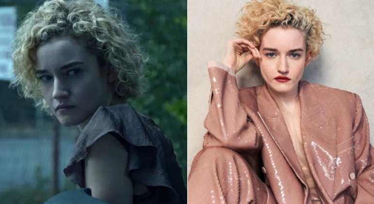 Julia GarnerOutro nome fortíssimo entre os que estão circulando para assumir o papel de Madonna é o de Julia Garner. Premiada por sua atuação na série Ozark, e elogiada em trabalhos como A Assistente e Inventando Anna, a atriz já foi sugerida por diversos veículos especializados em cinema para a cinebiografia. Em entrevista ao programa Watch What Happens Live, Julia foi questionada se tinha feito testes, mas desconversou: 