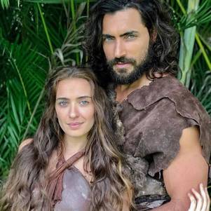 Carlo Porto e Juliana Boller, Adão e Eva em 