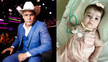 Filha de Juliano Cazarré recebe alta do hospital após ficar sete meses internada