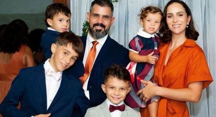 Juliano e Letícia Cazarré são pais de cinco crianças e esperam mais um bebê