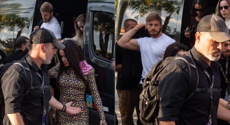 Juliette e Kaique Cerveny chegam juntos ao Tão Ser Tão