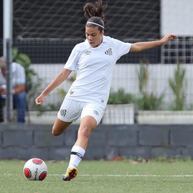 Júlia Delprat marcou o único gol santista neste domingo no sub-20
