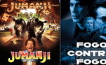 Jumanji e Fogo Contra FogoMais um daqueles casos em que dois filmes bastante diferentes estrearam no mesmo dia envolve a aventura e a ação policial. Ambos foram lançados em 15 de dezembro de 1995