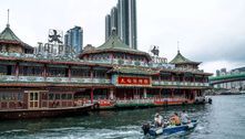 Famoso restaurante flutuante de Hong Kong afunda no mar do Sul da China