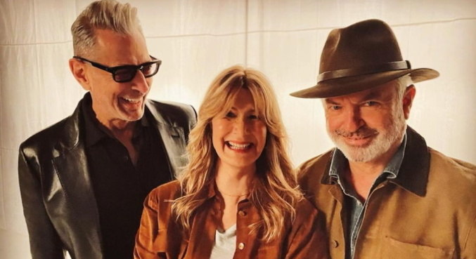 Jeff Goldblum, Laura Dern e Sam Neill voltarão em 'Jurassic World: Domínio'
