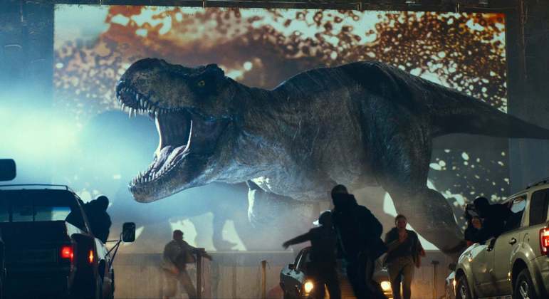 Os dinossauros continuam muito populares no cinema