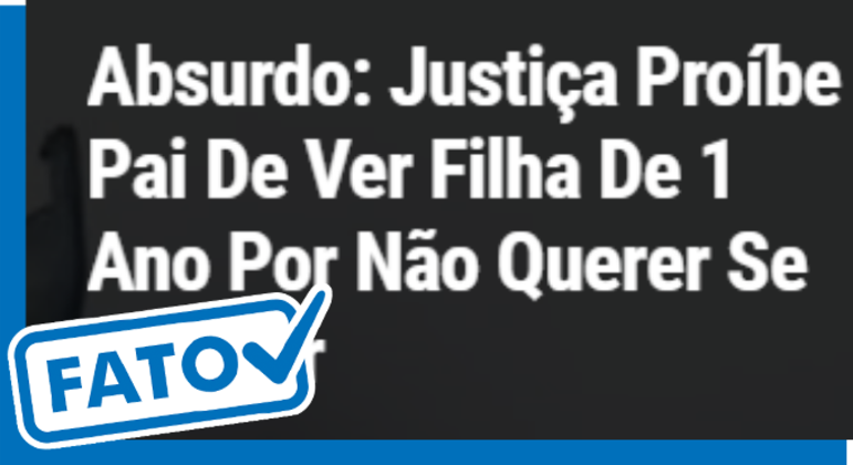 Publicação em rede social sobre caso de pai que teria infectado a filha com Covid e recusa a vacinação
