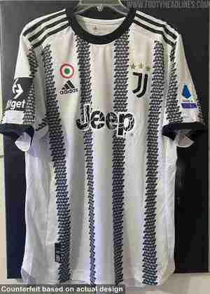 Juventus: camisa 1 (vazada na internet) / fornecedora: Adidas