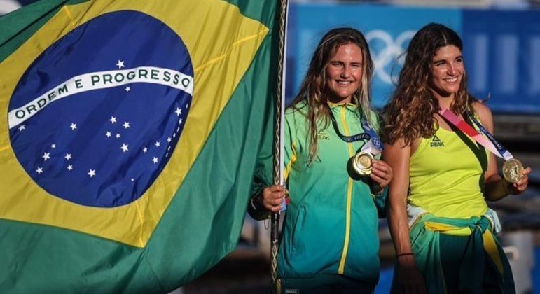 Kahena e Martine, dois ouros em sequência