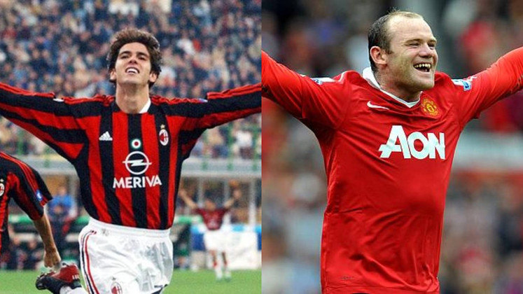 kaka, rooney