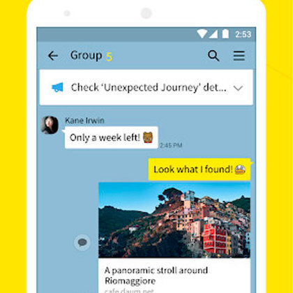 Kakao Talk também foi lançado no mesmo ano que o WhatsApp e possui ferramentas similares, entre conversas por texto, áudio, fotos, vídeos e chamadas de voz/vídeo. 
