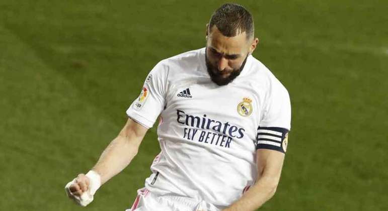 Karim Benzema - 33 anos - Atacante - Clube: Real Madrid - Contrato até: 30/06/2022