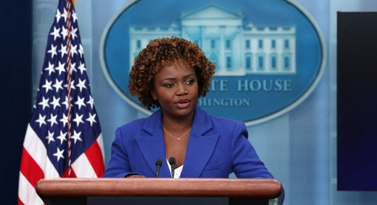 Porta-voz da Casa Branca, Karine Jean-Pierre, evitou comentar o caso