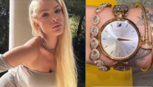 Karoline Lima vai às compras em Madrid e gasta mais de R$ 30 mil só em joias: 'Mamãe abriu a carteira'