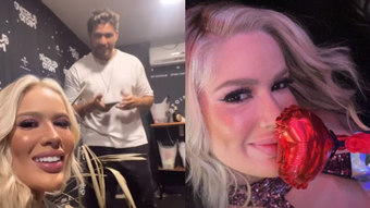 Karoline Lima, ex de Éder Militão, encontra Gustavo Mioto após se dizer apaixonada pelo cantor 