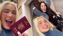 Karoline Lima comemora emissão de passaporte da filha: 'Motivo para não ter voltado ao Brasil'