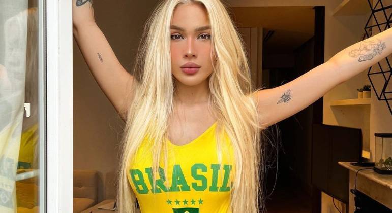 Karoline Lima foi ao Catar assistir aos jogos da Copa do Mundo