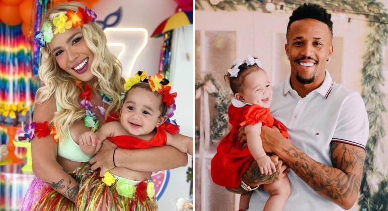 Karoline Lima e Éder Militão são pais de Cecília, de 7 meses