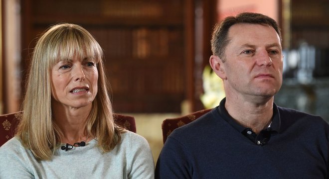 Os pais da menina, Kate e Gerry McCann, dizem que jamais perderão a esperança