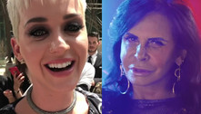 Gretchen faz 'tatuagem' na boca para encontrar Katy Perry