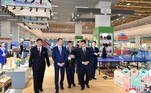 Entre os convidados, estava Alexandr Kozlov, ministro de Recursos Naturais e Ecologia. Ele também foi nomeado por Putin para ser o líder do comitê de cooperação de comércio, economia, ciência e tecnologia entre Rússia e Coreia do Norte