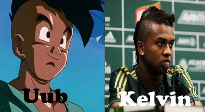 Kelvin e Uub, personagem de Dragon Ball