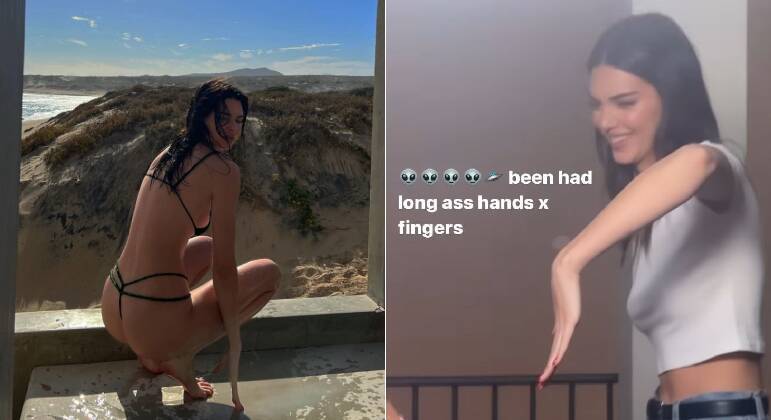 Kendall Jenner comprova não usar Photoshop